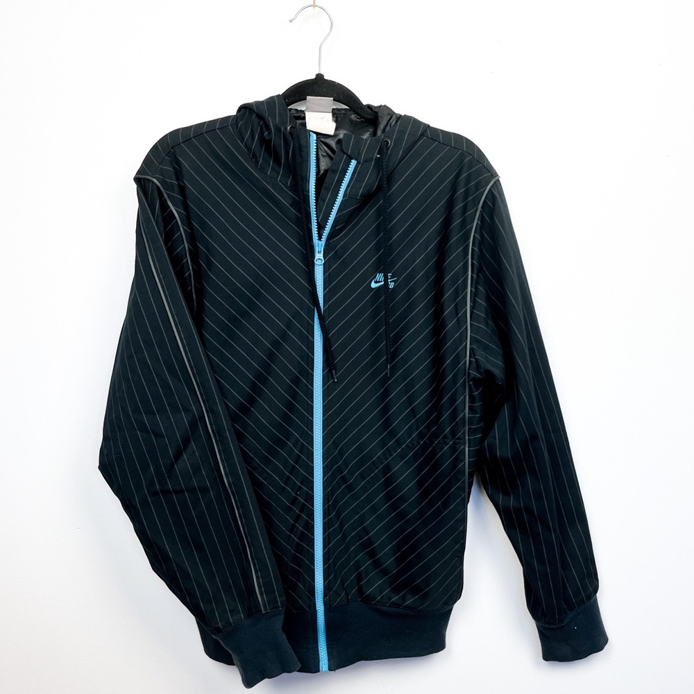 Nike Black & Grey Long Sleeve Zip-Up Jacket